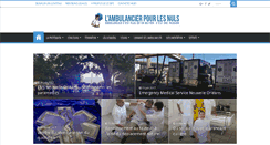 Desktop Screenshot of ambulancier.fr